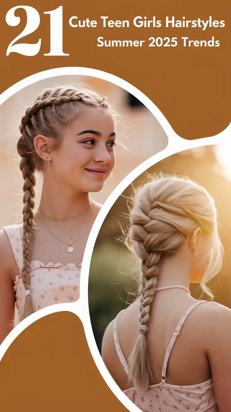 Cute Teen Girls Hairstyles – Summer 2025 Trends You’ll Want to Try Now
