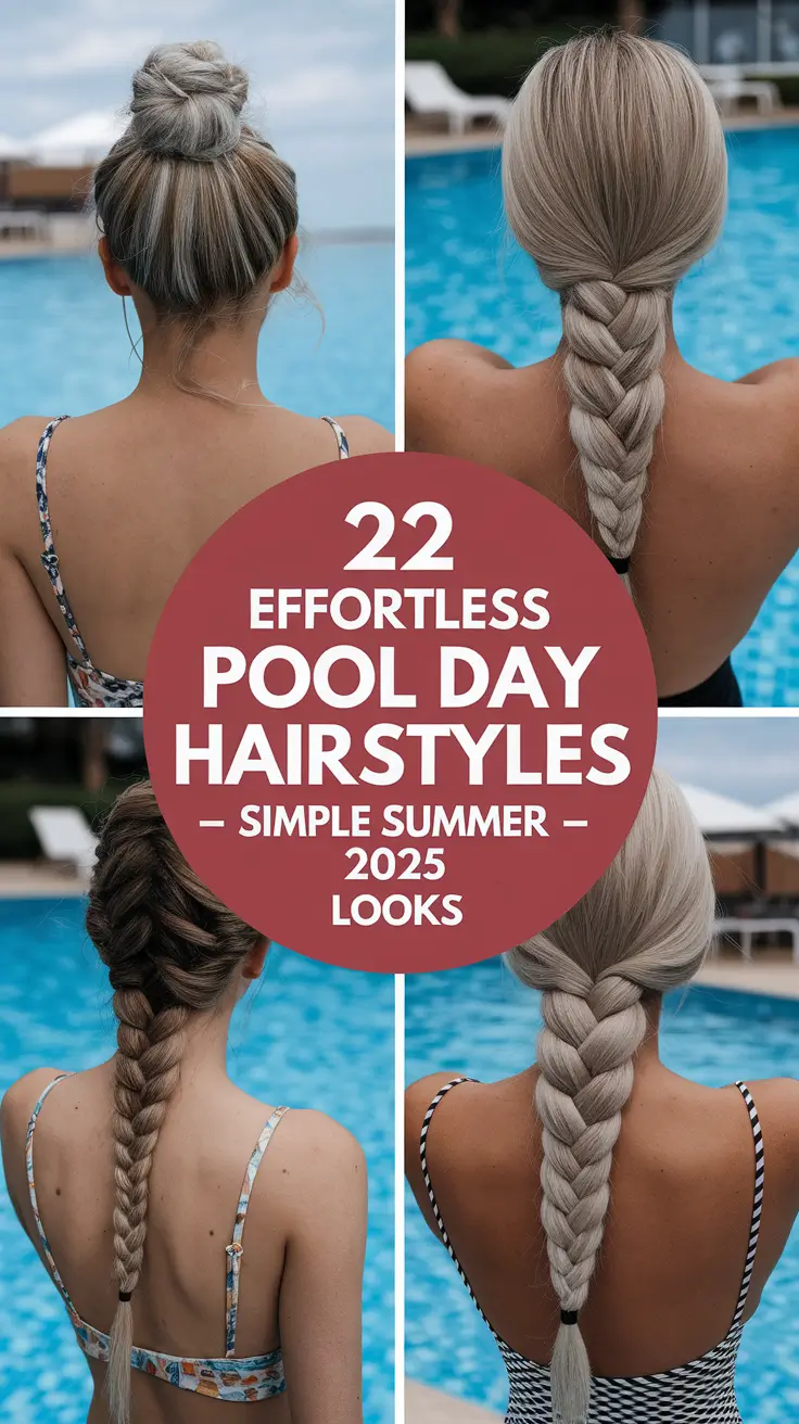 Effortless Pool Day Hairstyles – Simple Summer 2025 Looks You'll Want to Try
