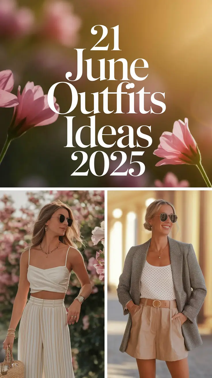 June Outfits Ideas 2025: Stylish Looks for City Walks, Workdays & Summer Escapes