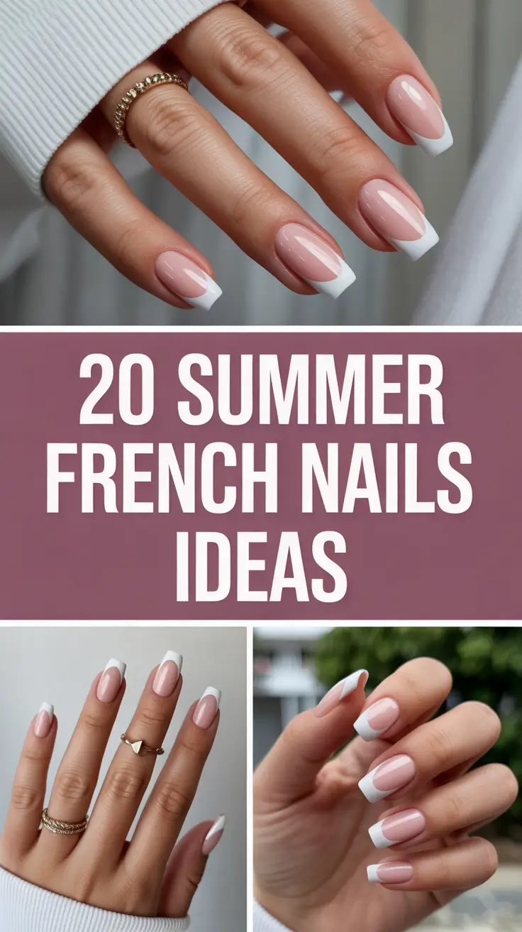 Summer French Nails Ideas 2025: Fresh, Trendy, and Almond-Perfect Designs for Hot Days