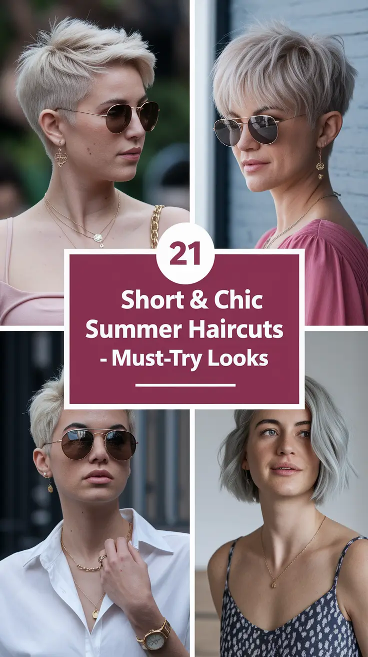 Short & Chic Summer Haircuts – Must-Try 2025 Looks for Every Hair Type