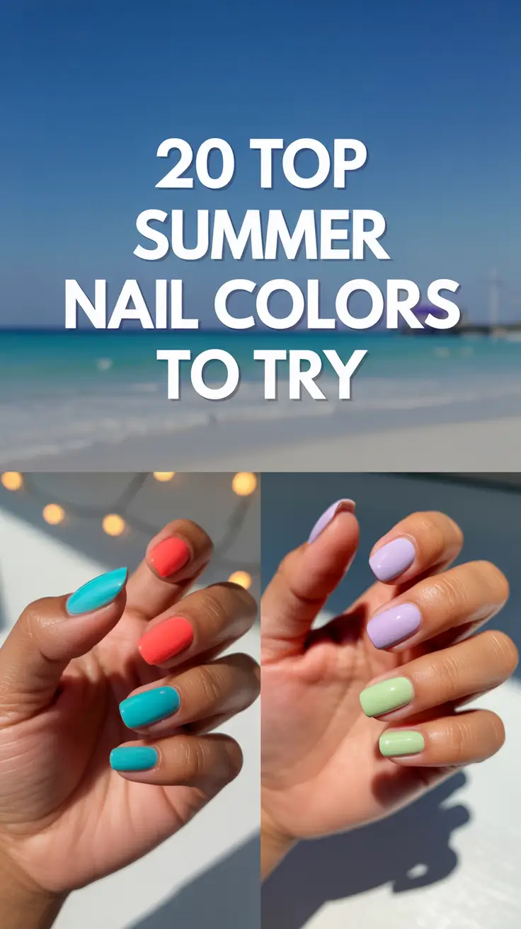 Top Summer 2025 Nail Colors to Try: Fresh, Bold & Trending Manicure Ideas for the Hottest Season
