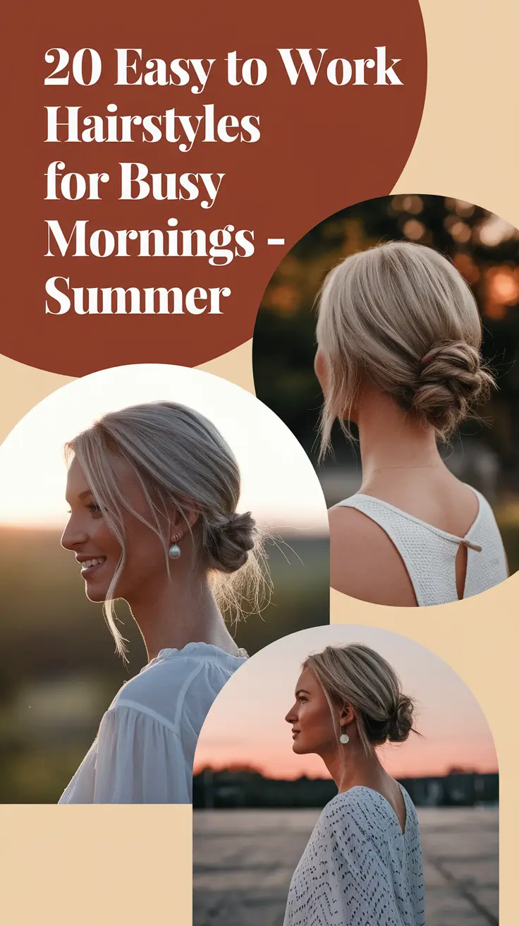 Easy to Work Hairstyles for Busy Mornings – Summer 2025!