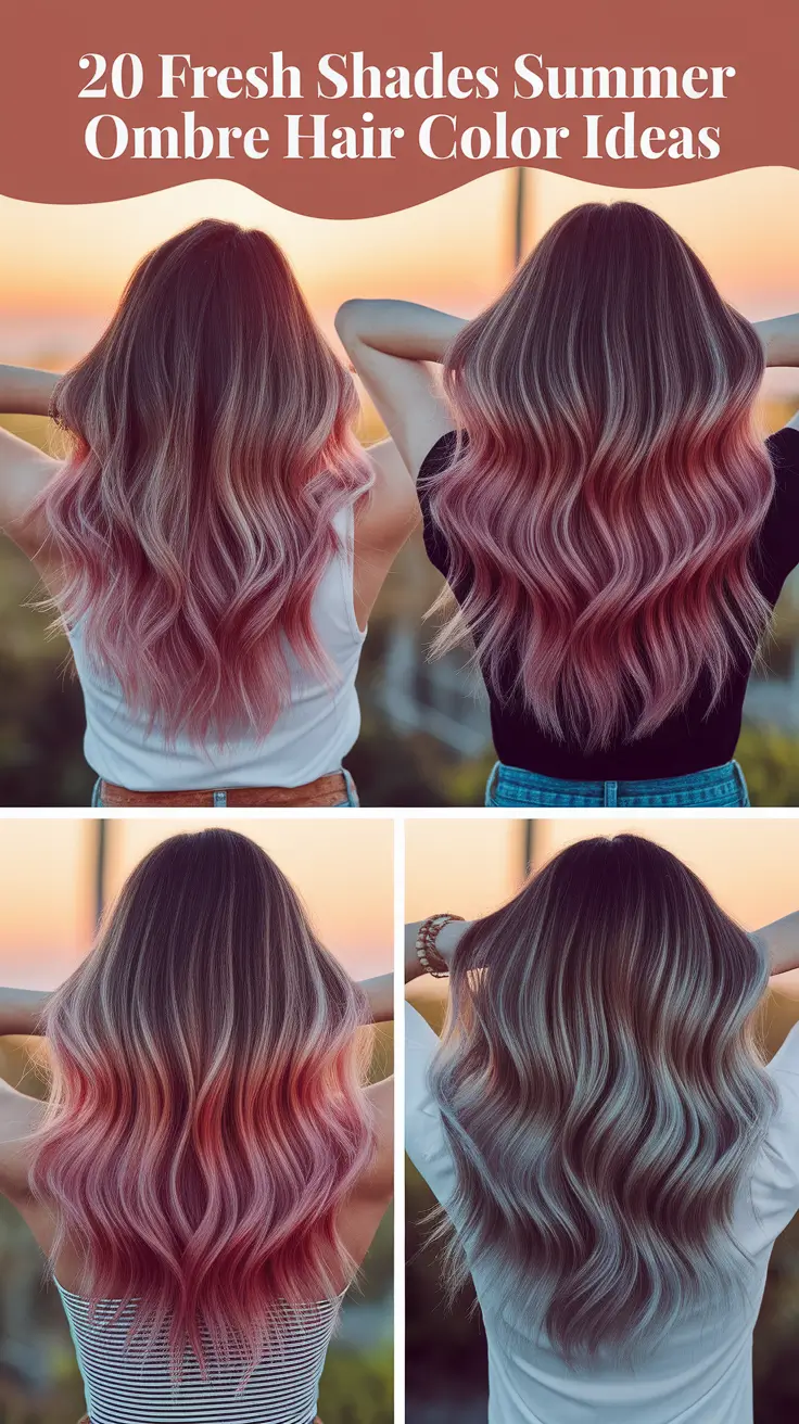 Fresh Shades Summer Ombre Hair Color Ideas 2025: Stunning Styles for Every Skin Tone and Hair Type