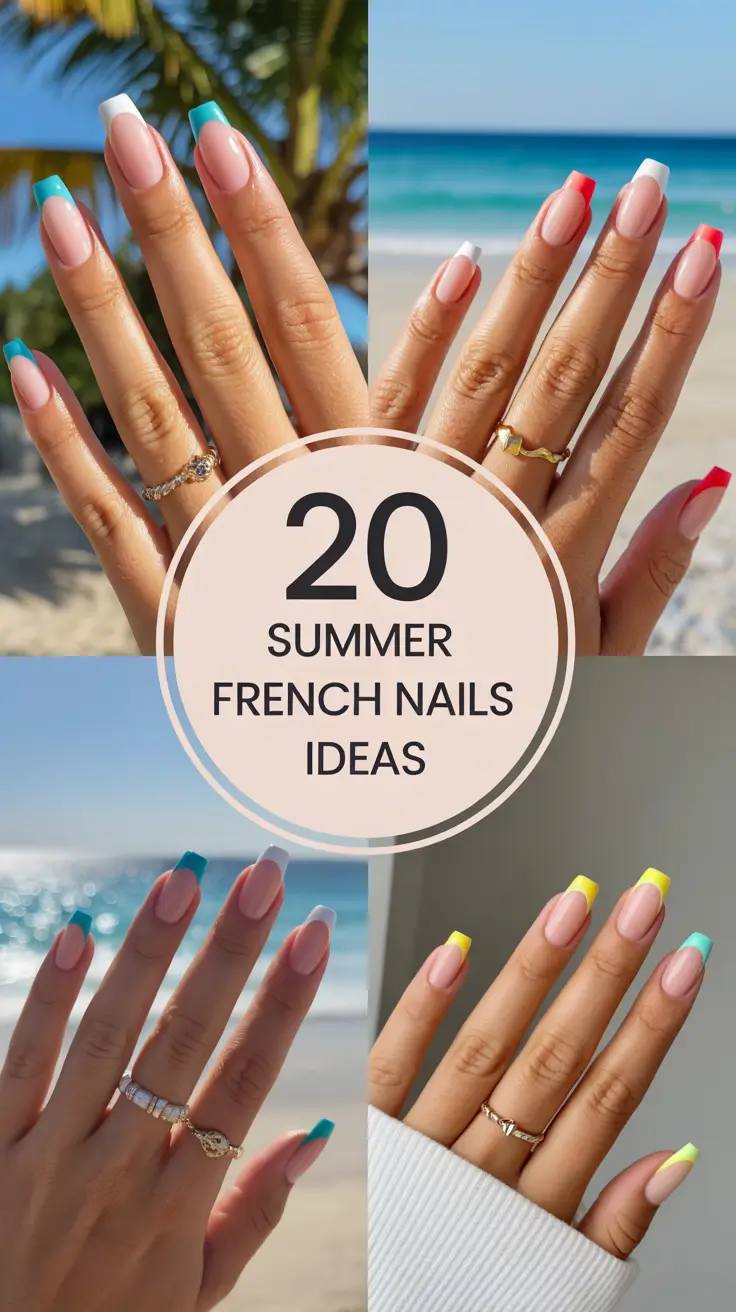 Summer French Nails Ideas 2025: Fresh, Trendy, and Almond-Perfect Designs for Hot Days