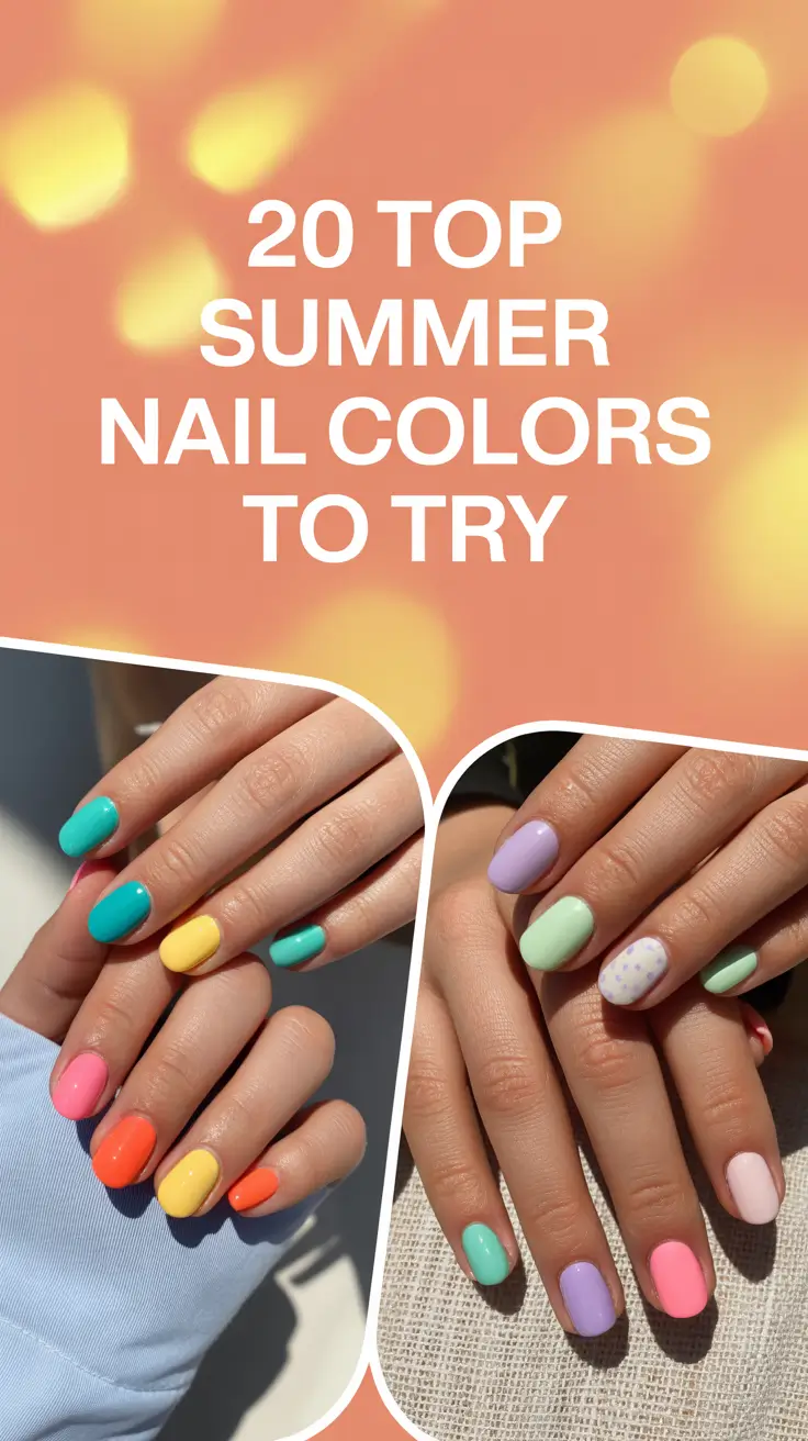 Top Summer 2025 Nail Colors to Try: Fresh, Bold & Trending Manicure Ideas for the Hottest Season