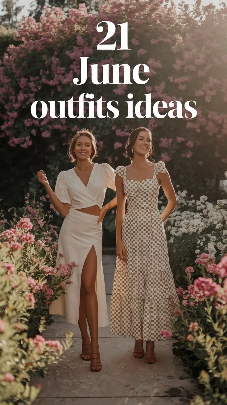 June Outfits Ideas 2025: Stylish Looks for City Walks, Workdays & Summer Escapes