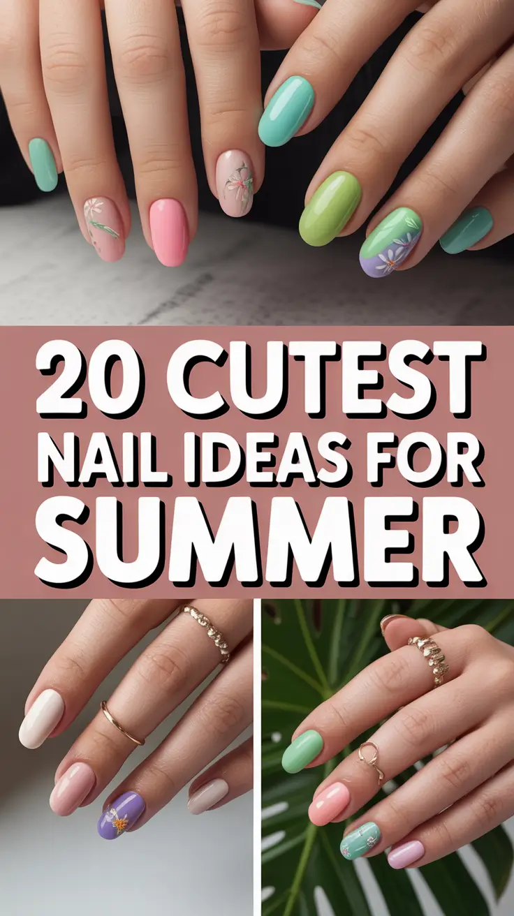 Cutest Nail Ideas for Summer 2025: Pretty Acrylic, Neon & French Tip Trends