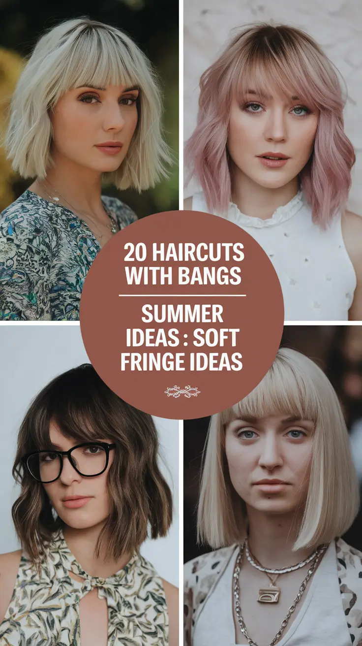 Haircuts with Bangs – Summer Ideas 2025: Soft Fringe Ideas That Are Trending Now