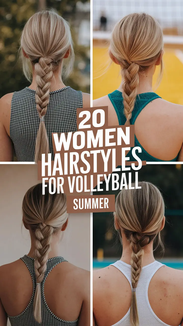 Top Women Hairstyles for Volleyball – Summer 2025 Looks to Keep You Stylish & Sweat-Proof