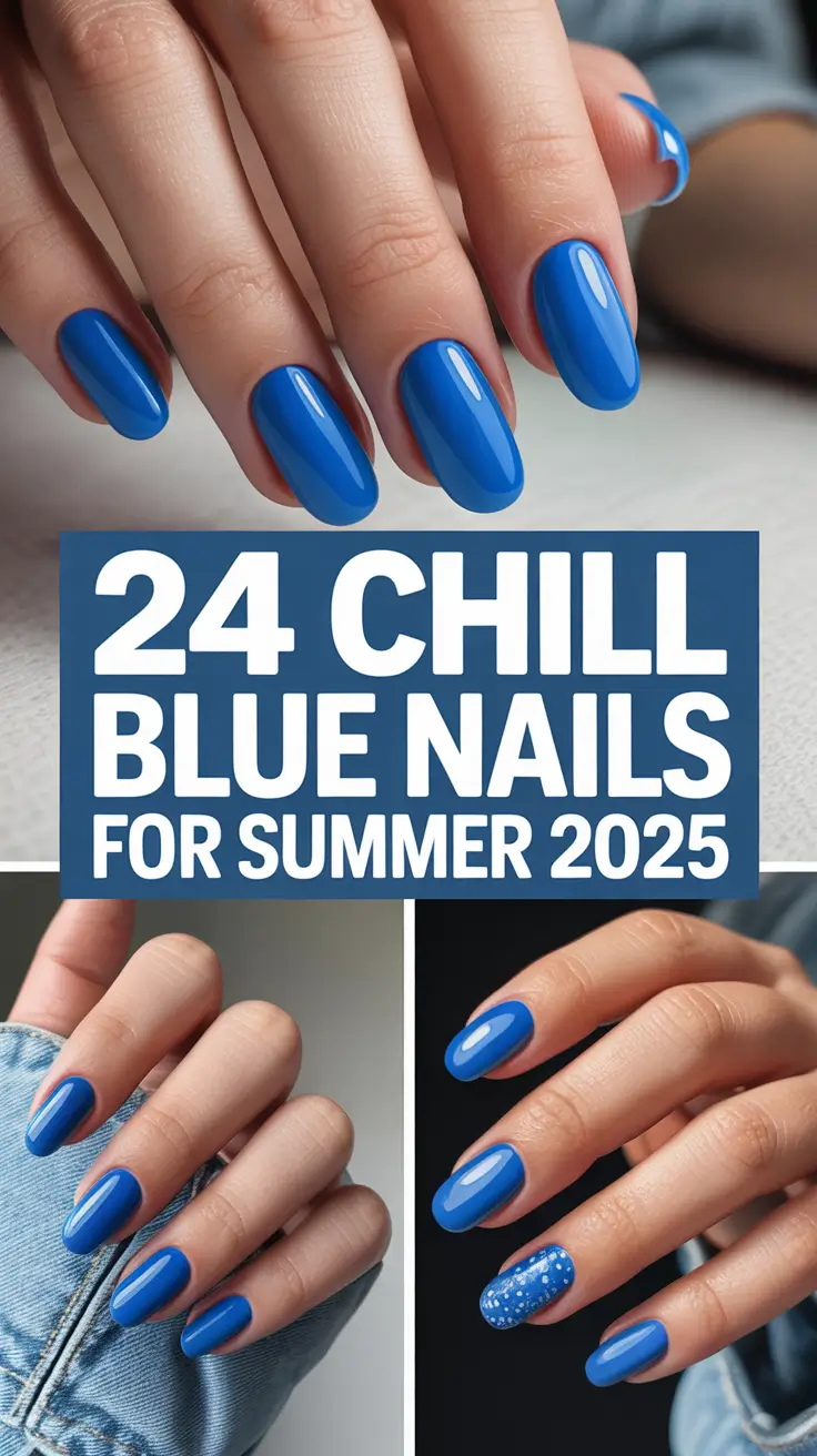 Chill Blue Nails for Summer 2025: Inspo, Trends & Fresh Aesthetic Ideas