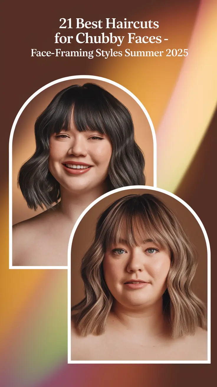 Best Haircuts for Chubby Faces – Face-Framing Styles Summer 2025