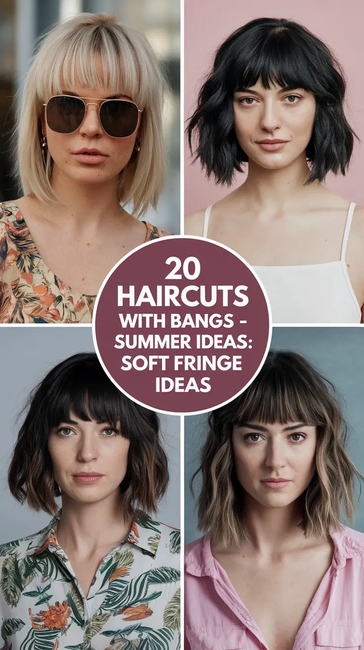 Haircuts with Bangs – Summer Ideas 2025: Soft Fringe Ideas That Are Trending Now