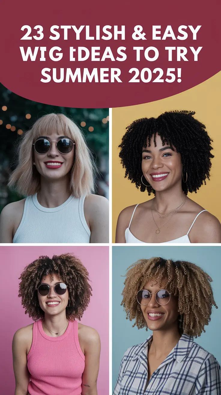 Stylish & Easy Wig Ideas to Try Summer 2025: From Everyday Looks to Showstopping Styles