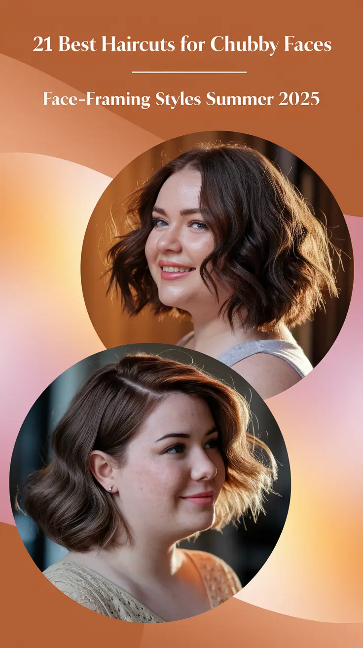 Best Haircuts for Chubby Faces – Face-Framing Styles Summer 2025