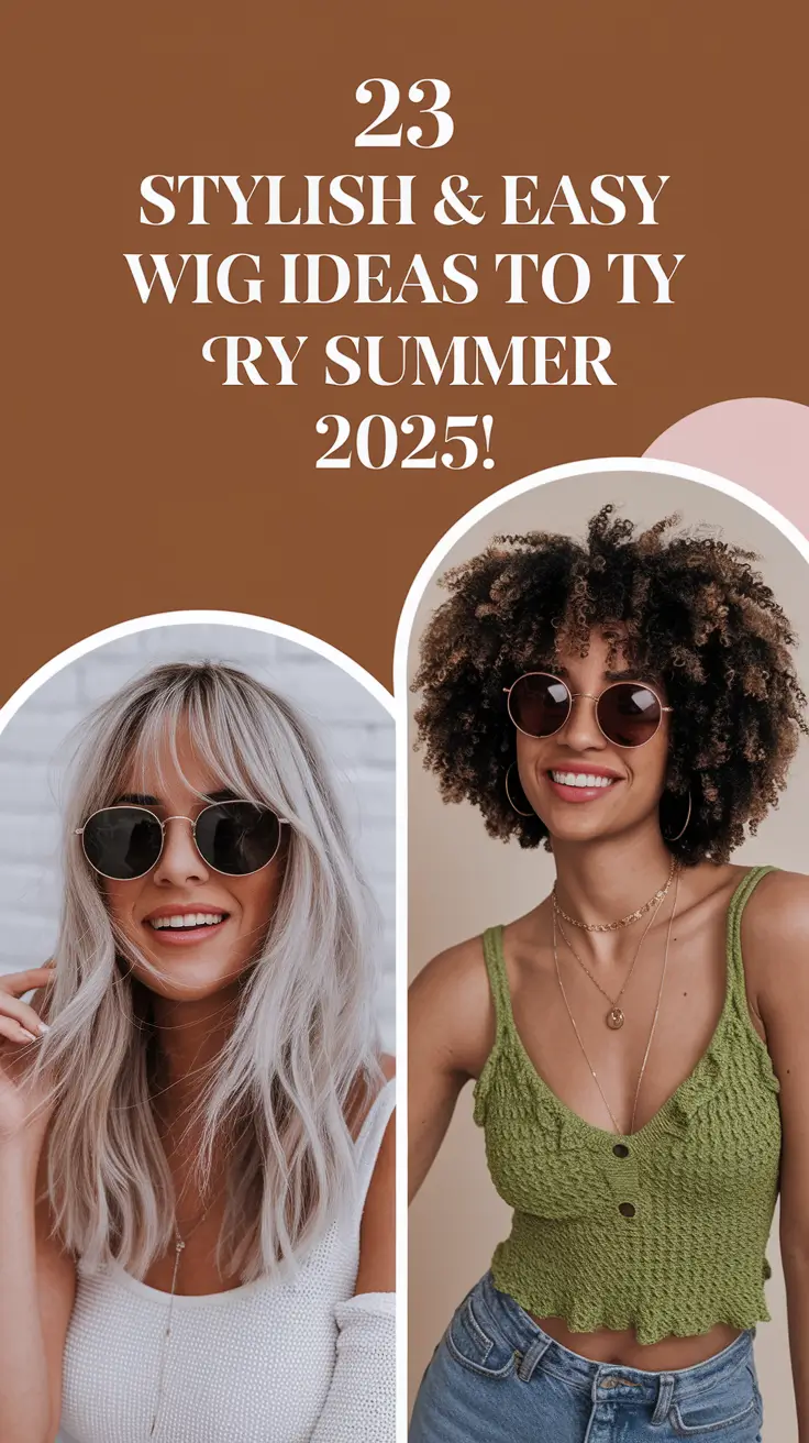 Stylish & Easy Wig Ideas to Try Summer 2025: From Everyday Looks to Showstopping Styles