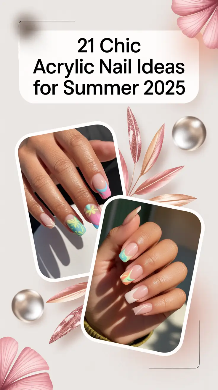 Chic Acrylic Nail Ideas for Summer 2025 That Are Too Cute to Skip