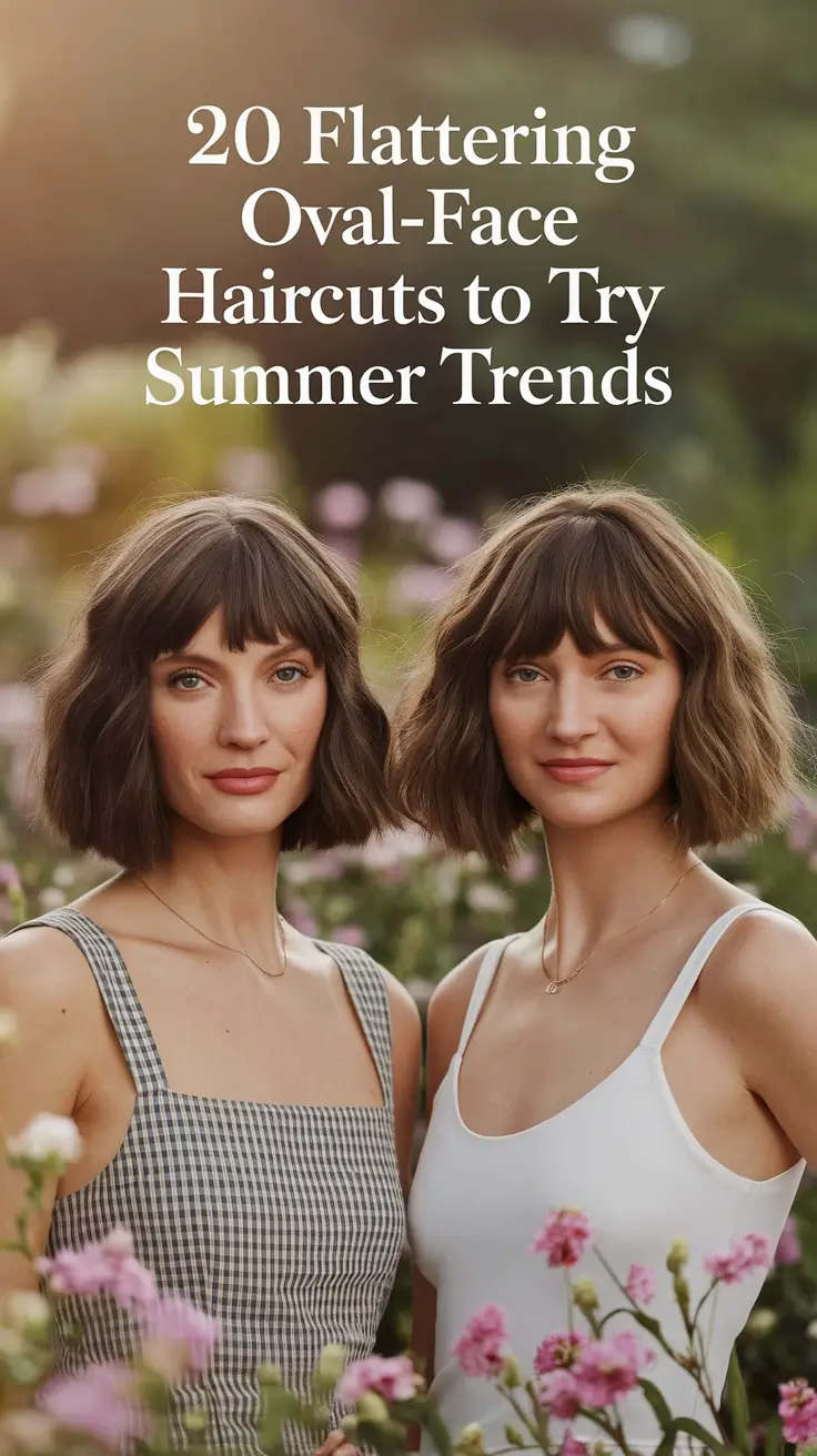 Flattering Oval-Face Haircuts to Try Summer 2025 Trends That Actually Work