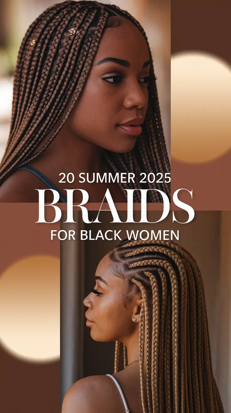 Summer 2025 Braids for Black Women: 20 Stunning Styles for Heat-Proof Glam