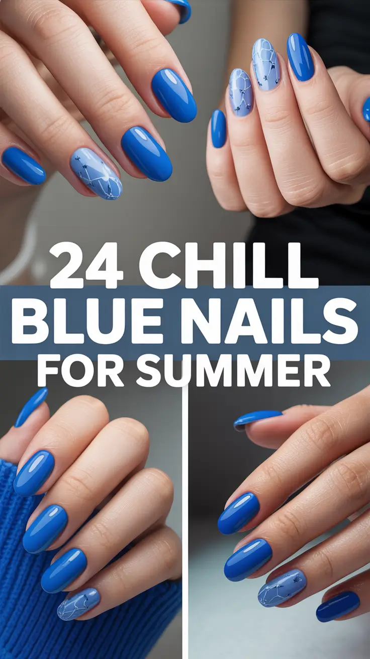 Chill Blue Nails for Summer 2025: Inspo, Trends & Fresh Aesthetic Ideas
