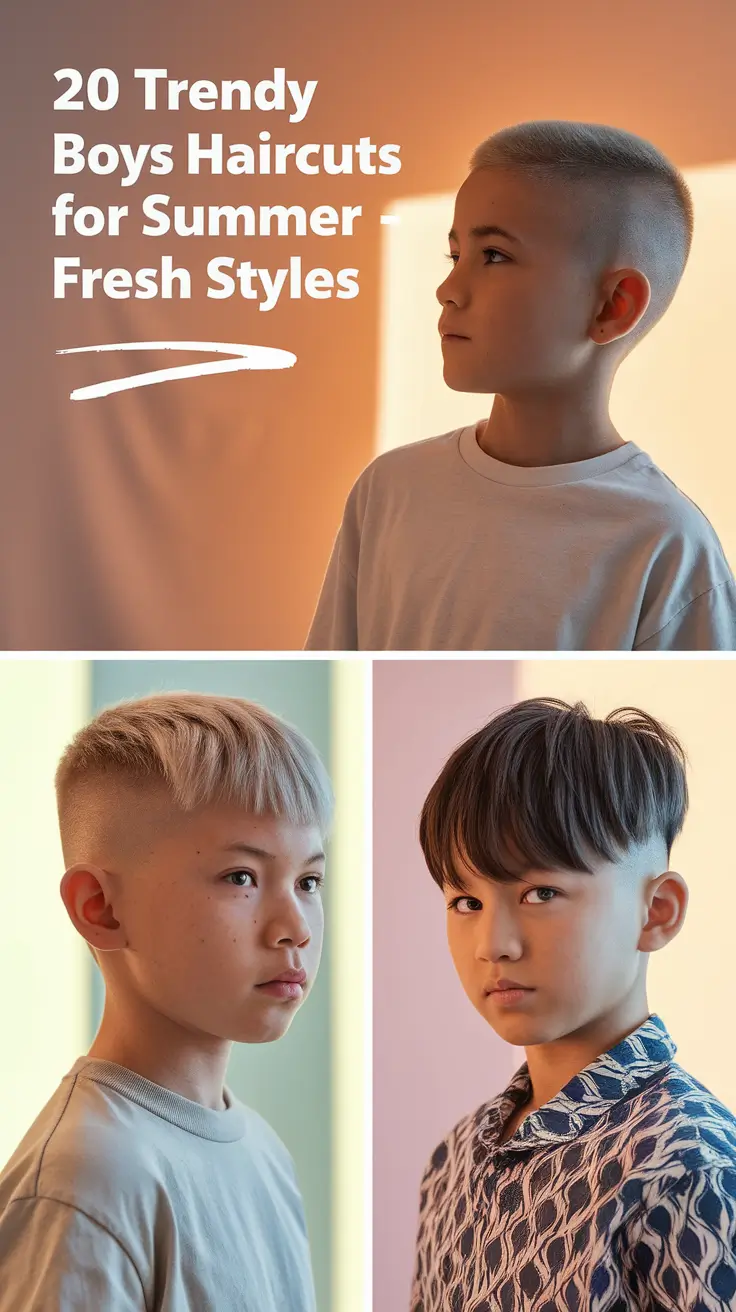 Trendy Boys Haircuts for Summer 2025 – Fresh Styles for Every Age and Vibe
