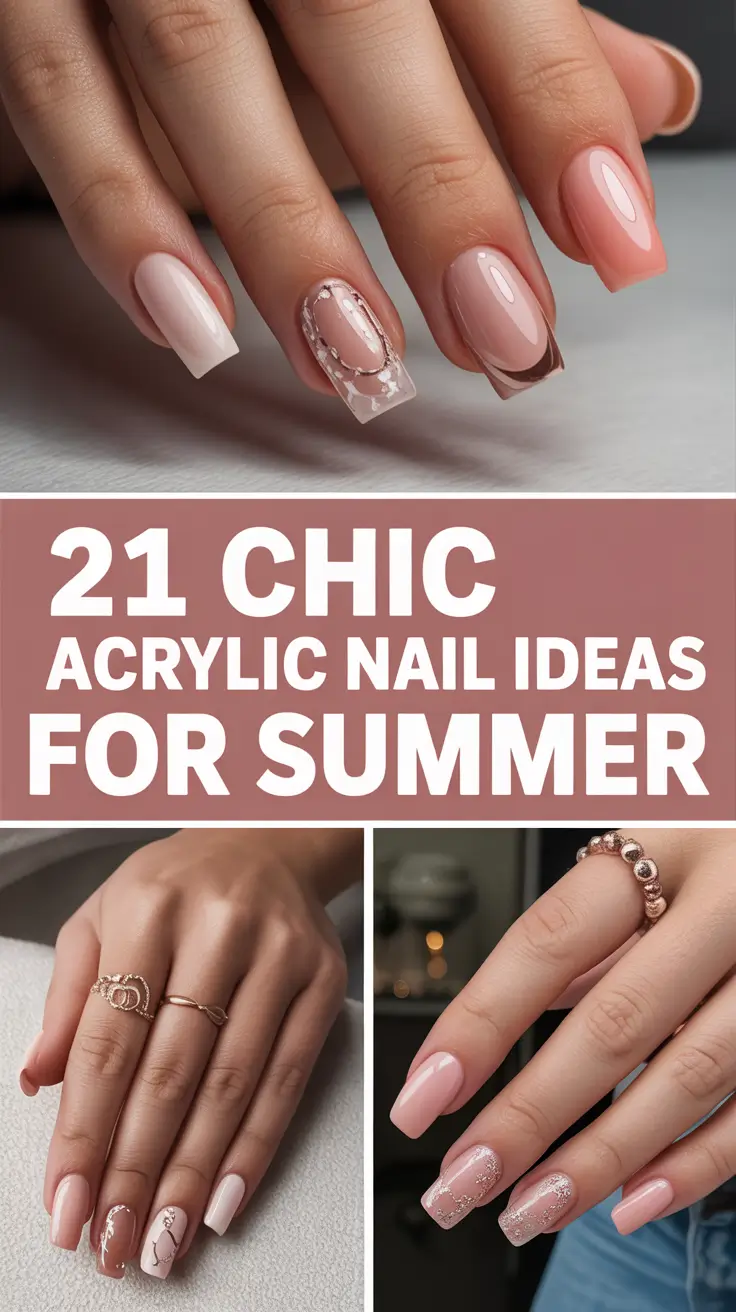 Chic Acrylic Nail Ideas for Summer 2025 That Are Too Cute to Skip