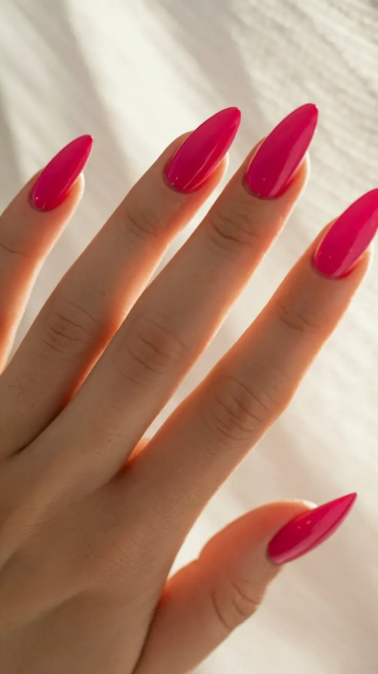 pink summer nails Fuchsia Classic for the Modern Girl