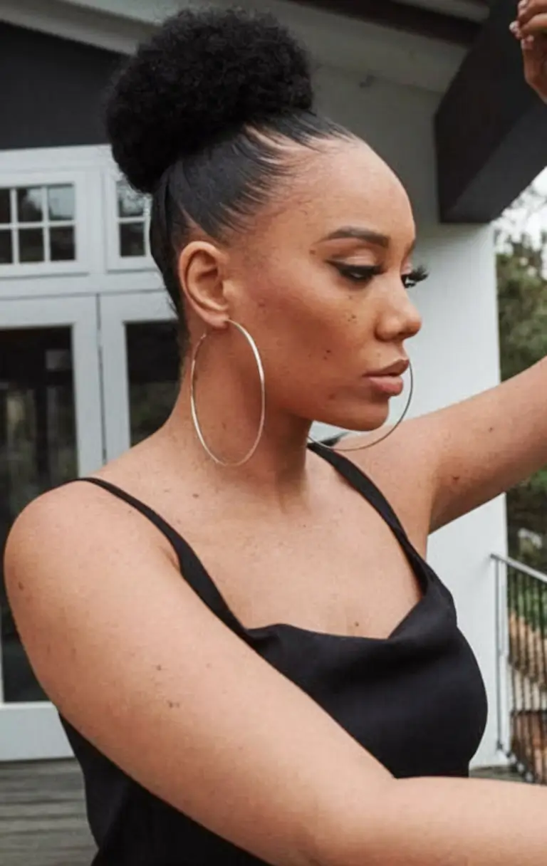 Quick Bun Hairstyles for Summer 2025! Textured Puff Bun for Natural Hair