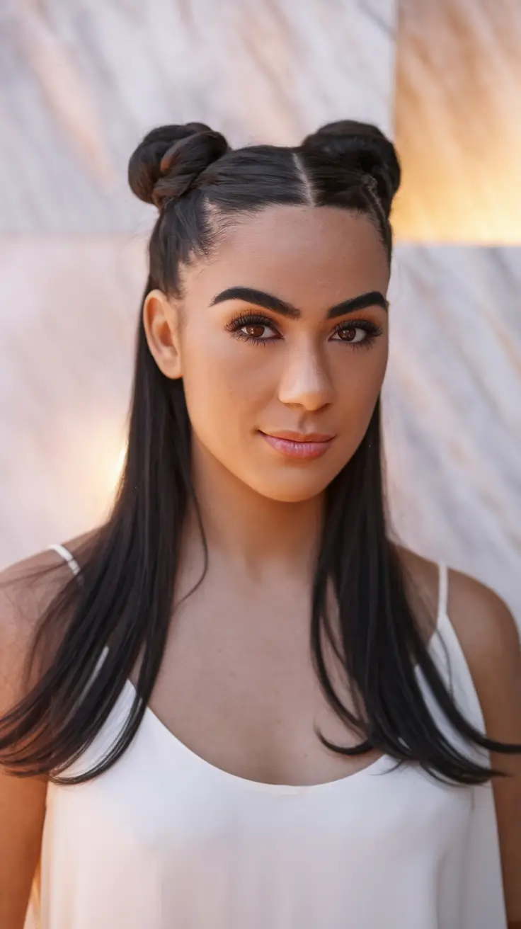 Quick Bun Hairstyles for Summer 2025! Double Braided Space Buns