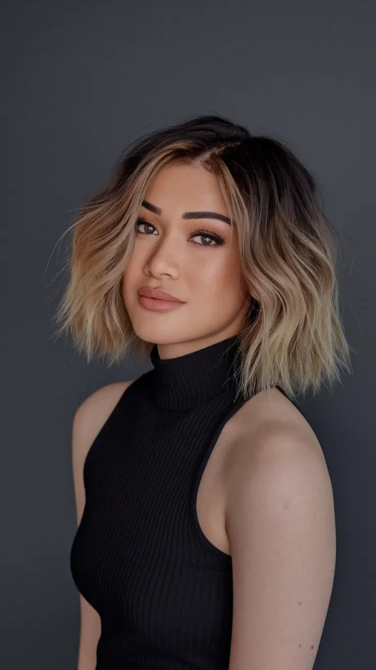 Short & Chic Summer Haircuts - Must-Try 2025 Looks Beachy Blonde Balayage Bob