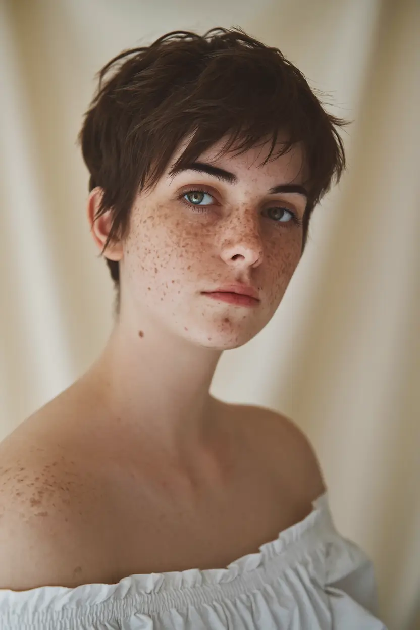 Short & Chic Summer Haircuts - Must-Try 2025 Looks Choppy Boyish Pixie with Edge
