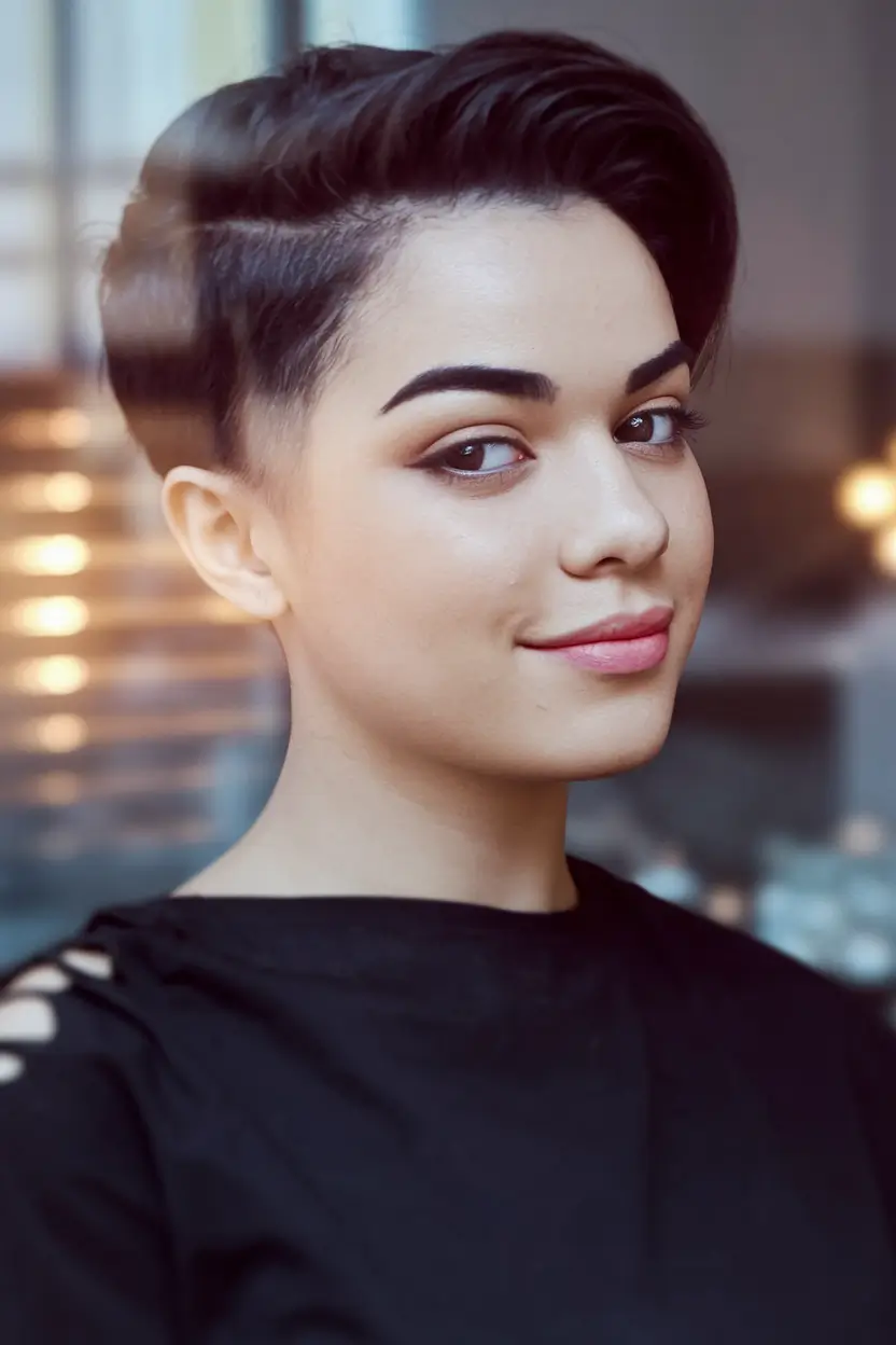 Short & Chic Summer Haircuts - Must-Try 2025 Looks Modern Undercut with Polished Volume