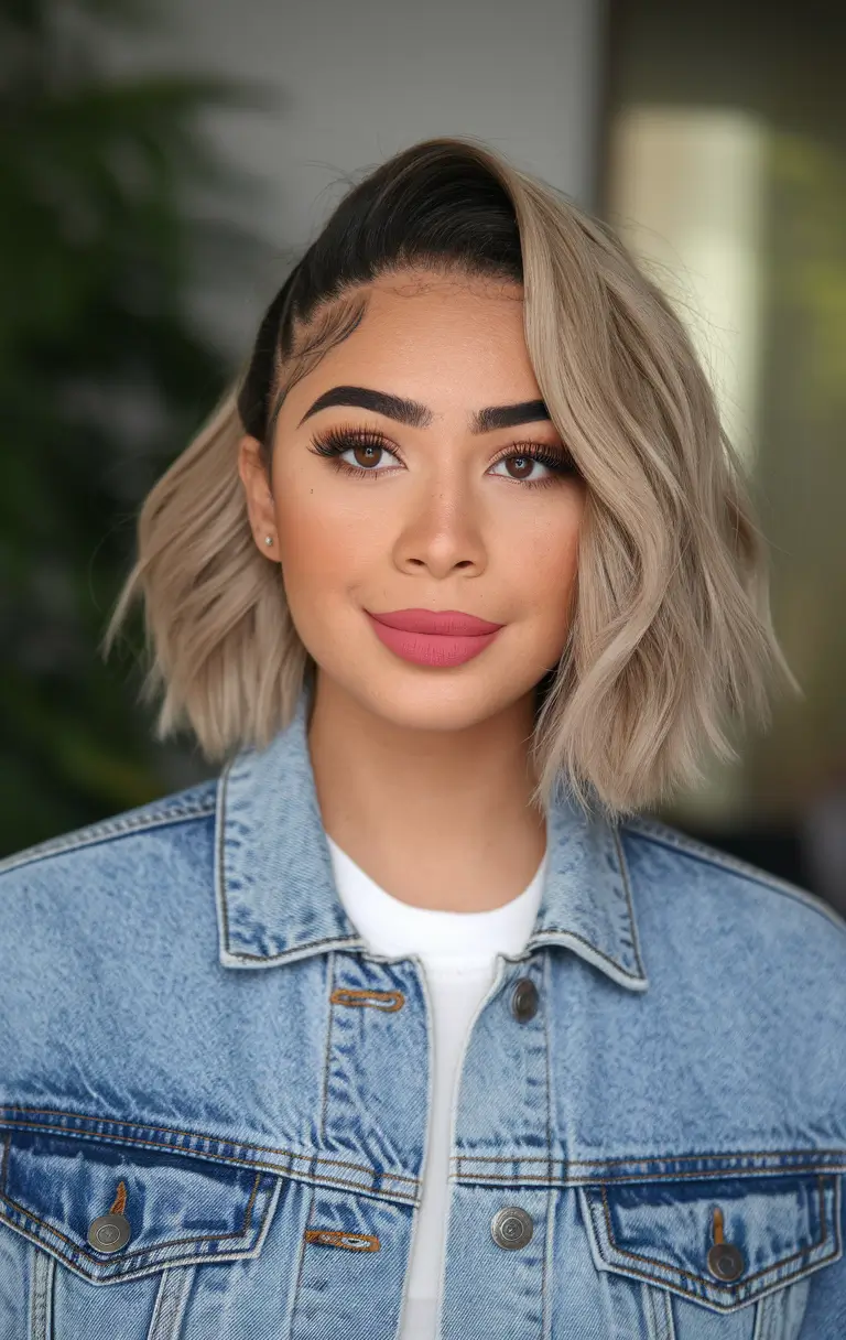 Short Hair, Big Style: Top Summer Looks 2025 Effortless Waves with Shadow Root Blend