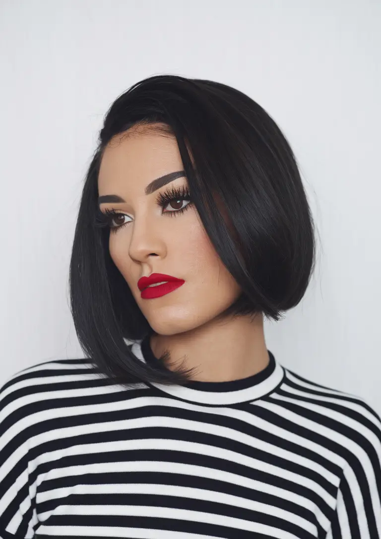 Short Hair, Big Style: Top Summer Looks 2025 Sharp Bob with a Runway Finish