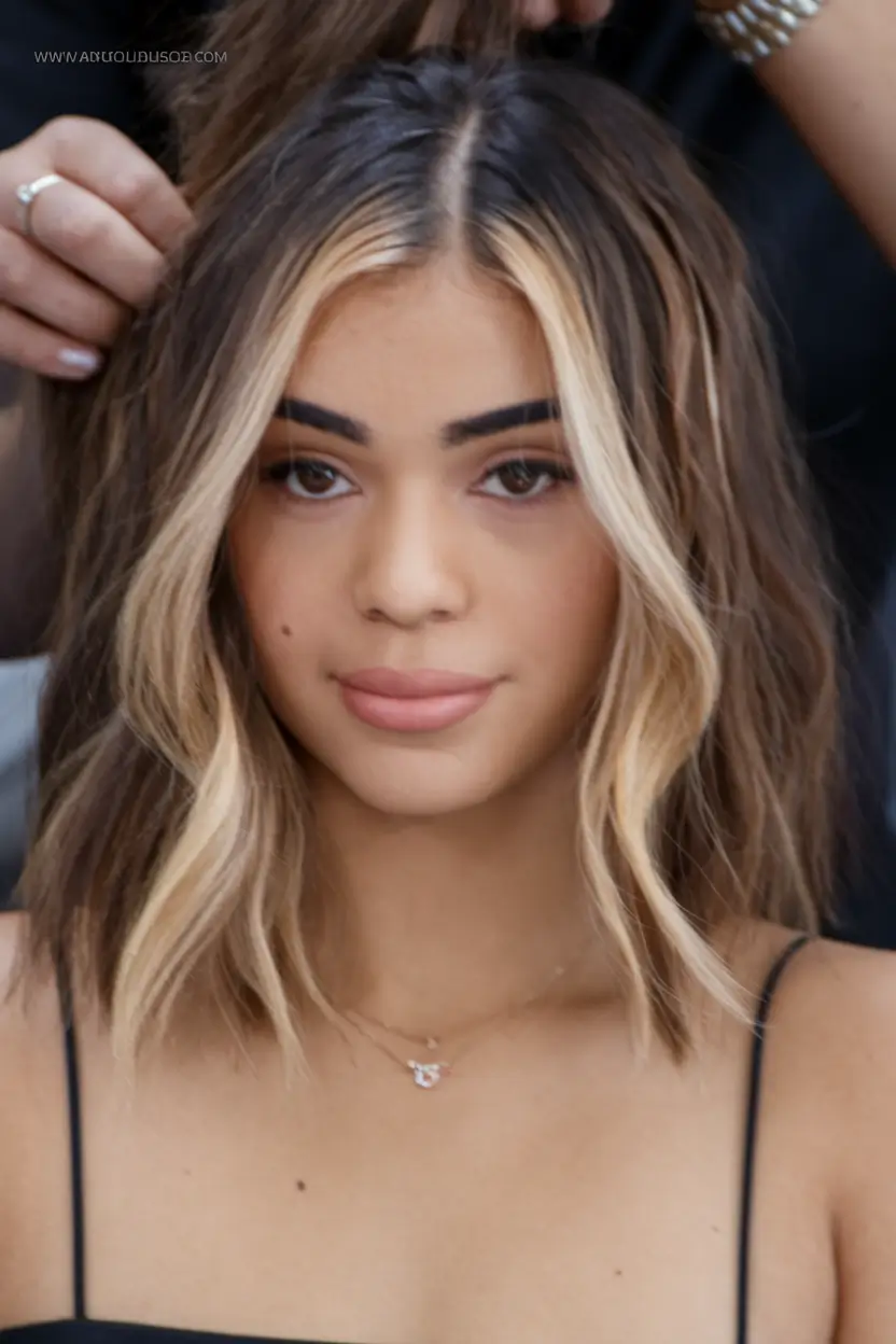 summer highlights ideas Dimensional Soft Honey on Textured Ends