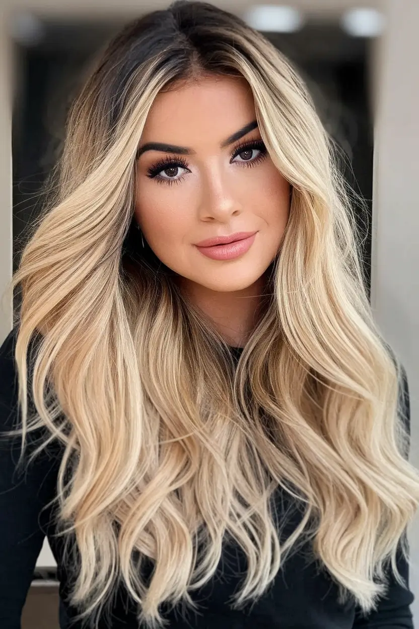 summer highlights ideas Classic Bombshell Blonde with Soft Lift