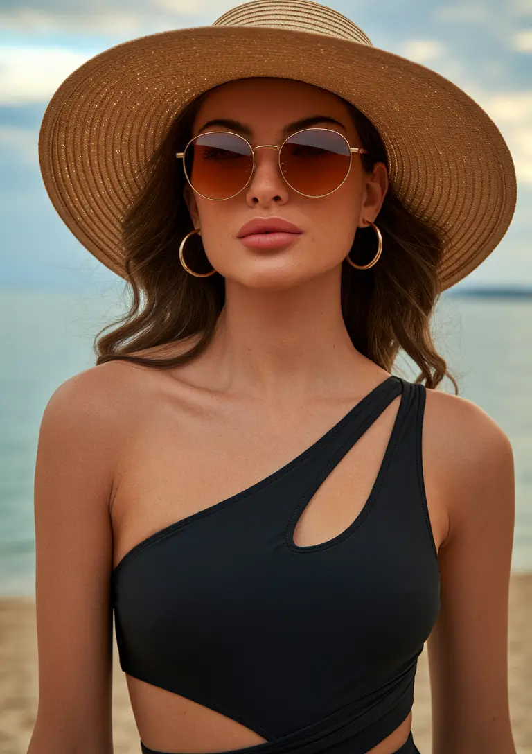 Stay Stylish: Swimming Hairstyles for Summer 2025 Soft Waves & Wide-Brim Glam