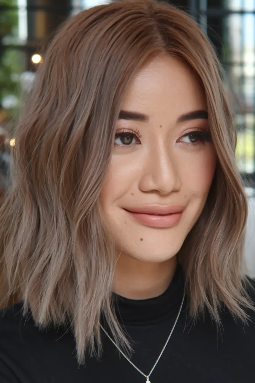 Stylish & Easy Wig Ideas to Try Summer 2025! Smoky Brown Waves with Middle Part
