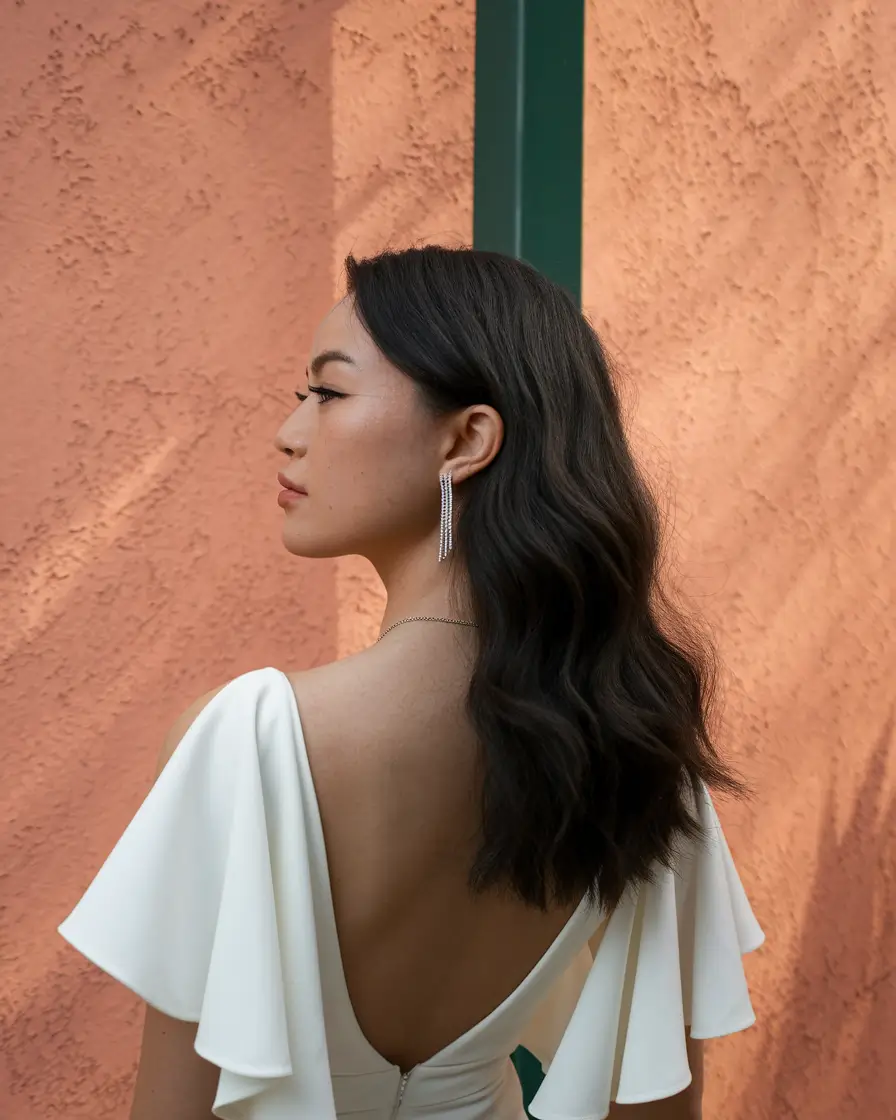 Stylish Summer Hairstyles for Medium Hair 2025 Loose Glam Waves with Summer Sway
