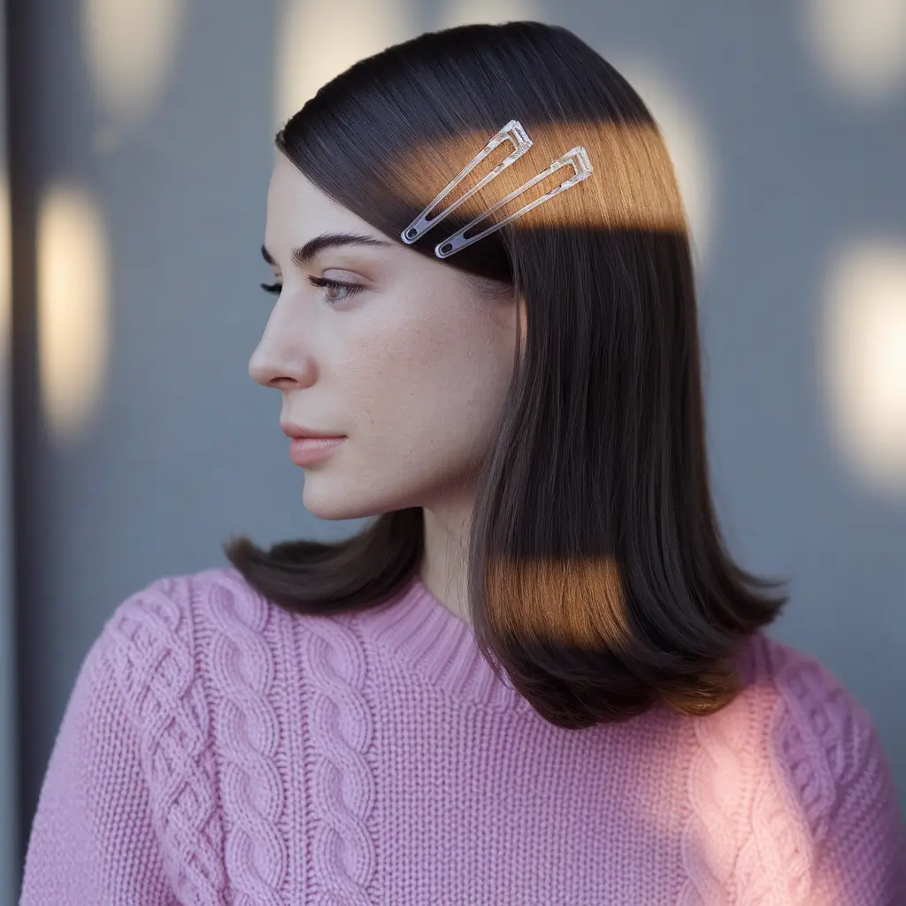 Stylish Summer Hairstyles for Medium Hair 2025 Side Clip Elegance with Minimal Drama