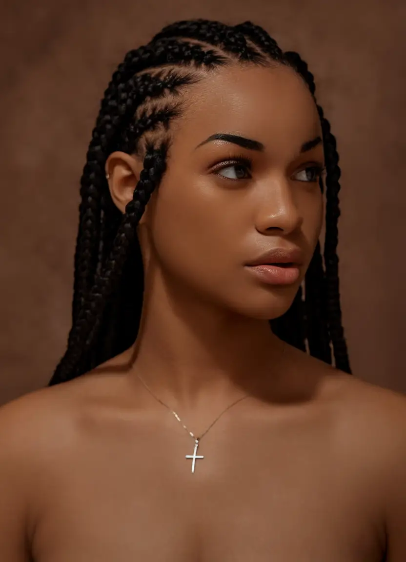Summer 2025 Braids for Black Women Clean Cornrows with Crown Energy