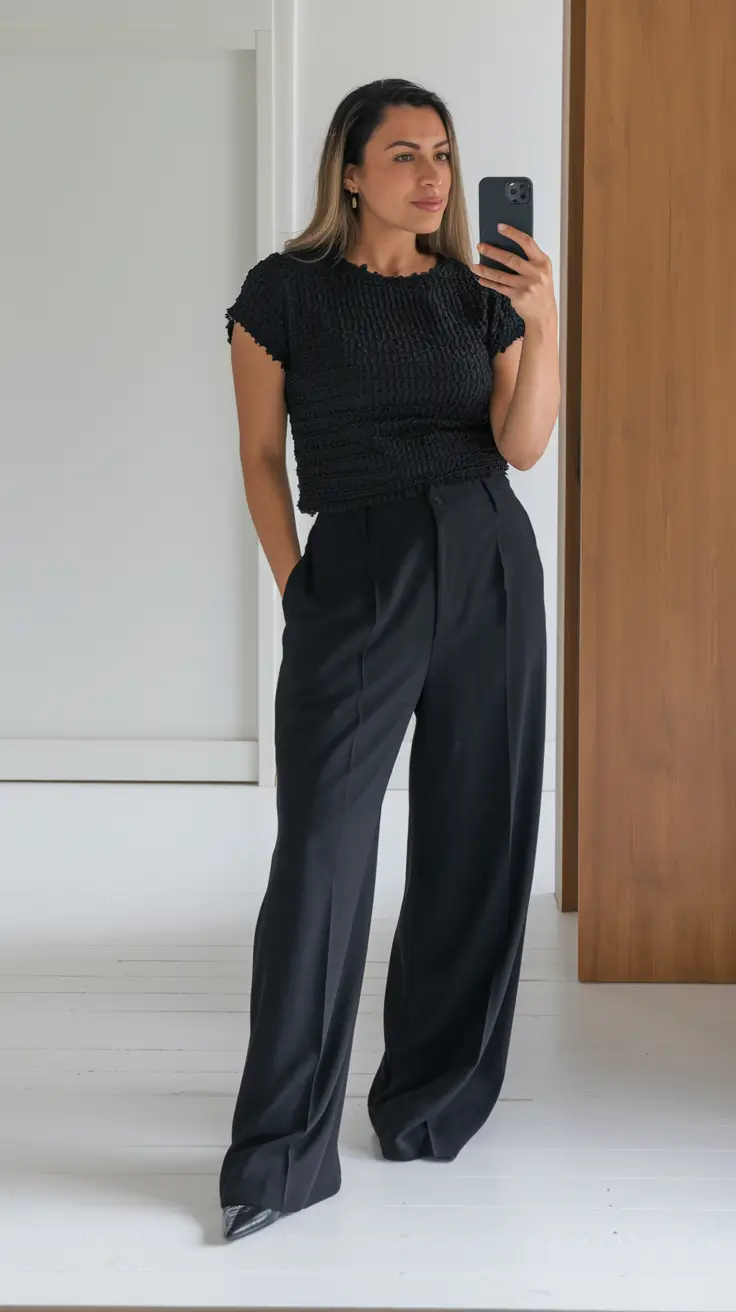 Summer Basic Outfit Ideas 2025 All Black and Elegant for Warm Weather
