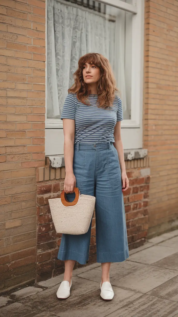 summer mom outfits ideas 2025 Cool, Cropped & Completely Adorable