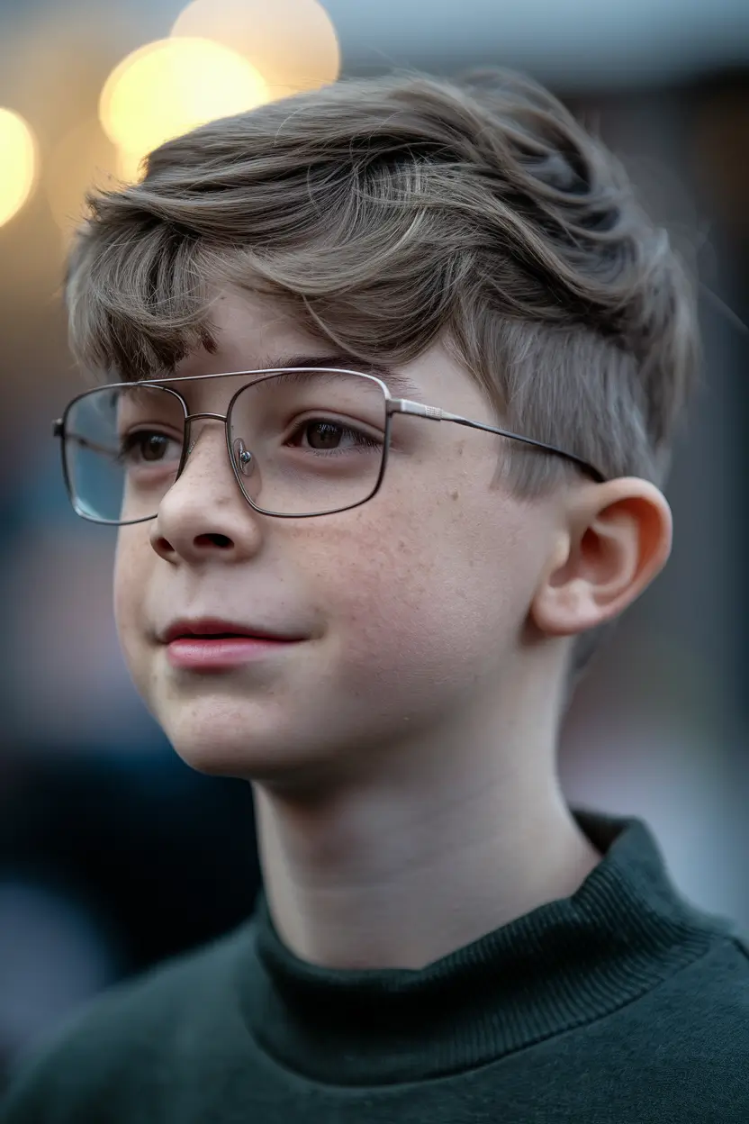 Trendy Boys Haircuts for Summer 2025 – Fresh Styles Classic Textured Layers with Fringe