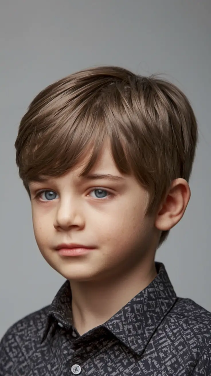 Trendy Boys Haircuts for Summer 2025 – Fresh Styles Soft Side-Swept Layers