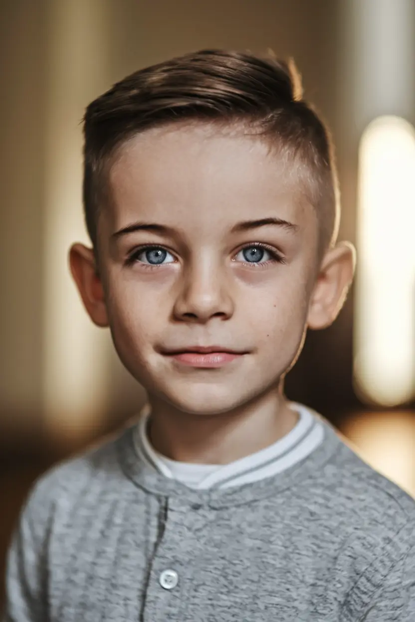 Trendy Boys Haircuts for Summer 2025 – Fresh Styles Modern Short Fade with Clean Side Part