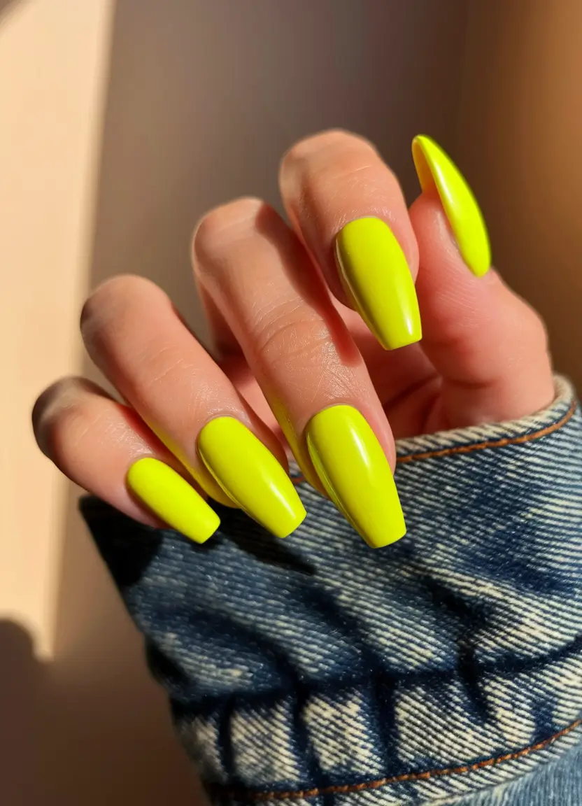 Tropical Vacation Nails for Summer 2025 Neon Poolside Vibes