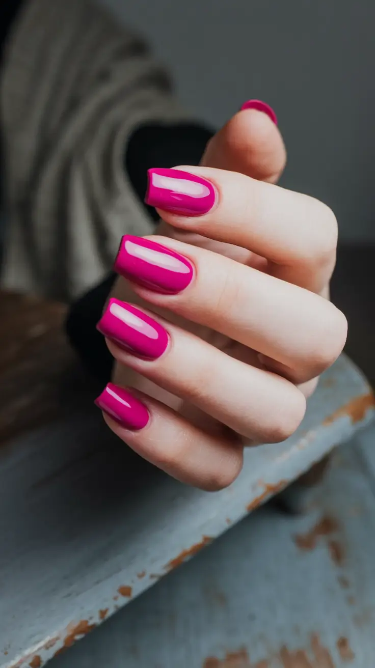 Tropical Vacation Nails for Summer 2025 Flamingo Smoothie