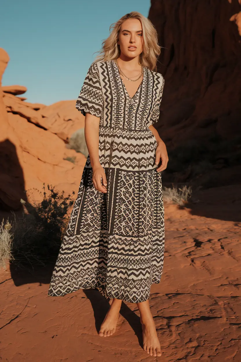 wardrobe ideas for june 2025+Desert Boho Drama
