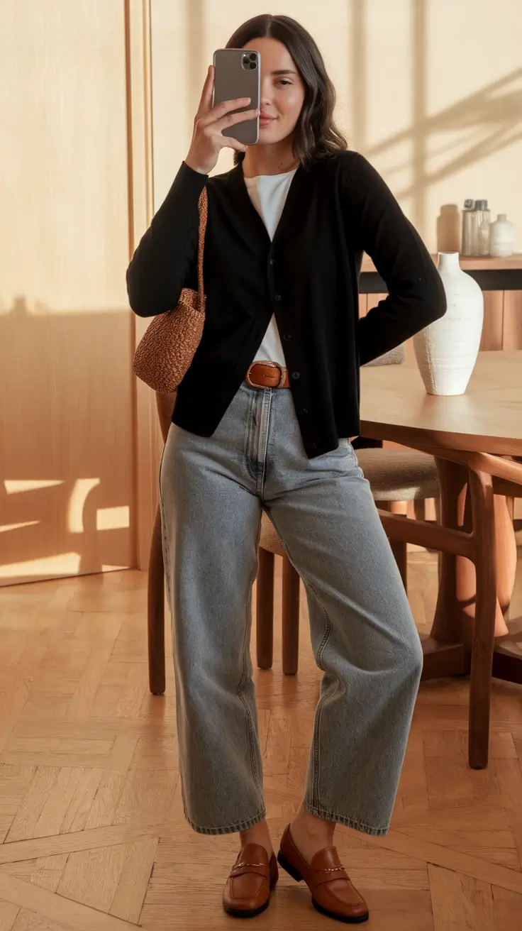 autumn outfits casual Minimalist Ease with a Hint of Vintage